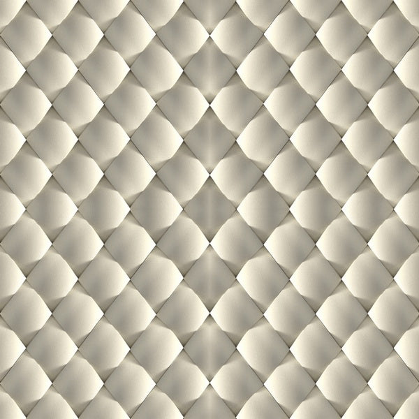 Textured Elegance: Symmetrical Diamond Padded Pattern