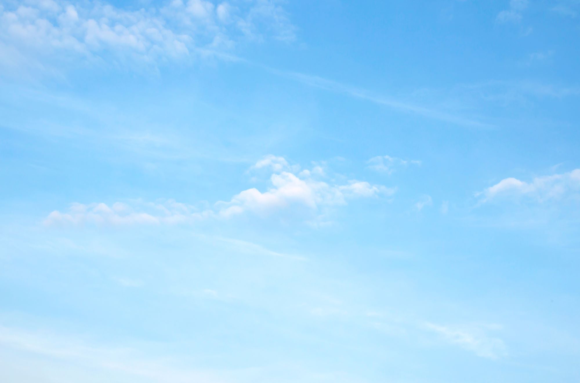 Soft Blue Sky Serenity
