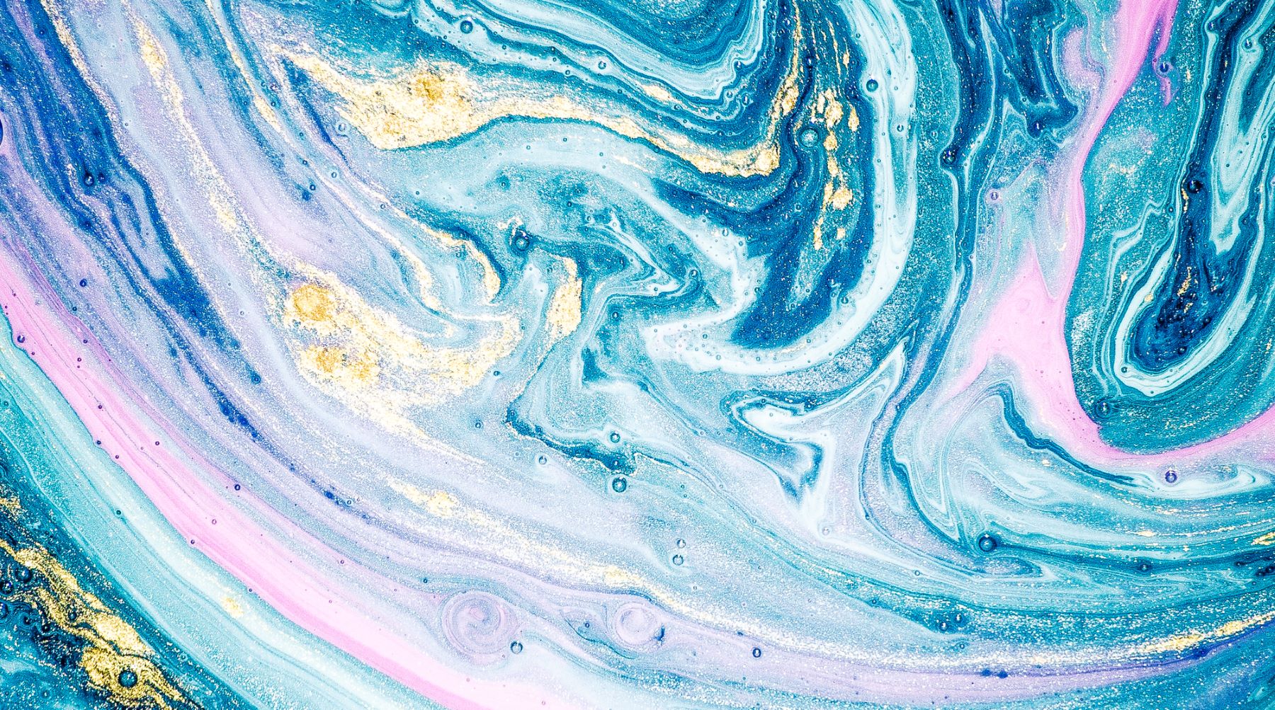 Cosmic Swirl Fluid Art
