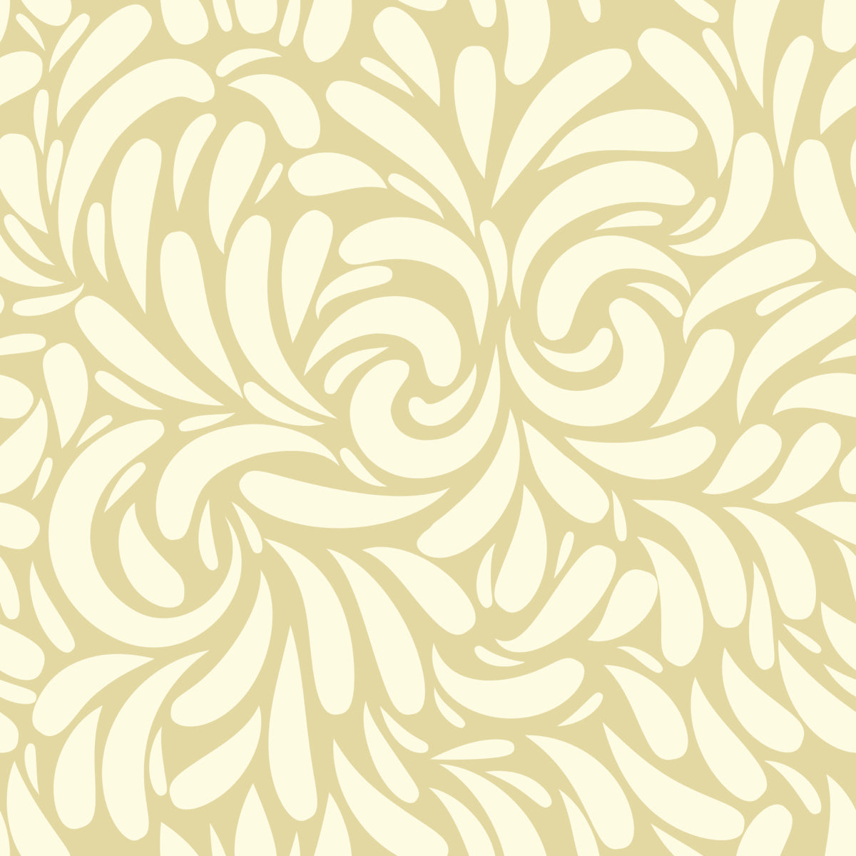 Cream Beige Swirl Splash Abstract Pattern Design
