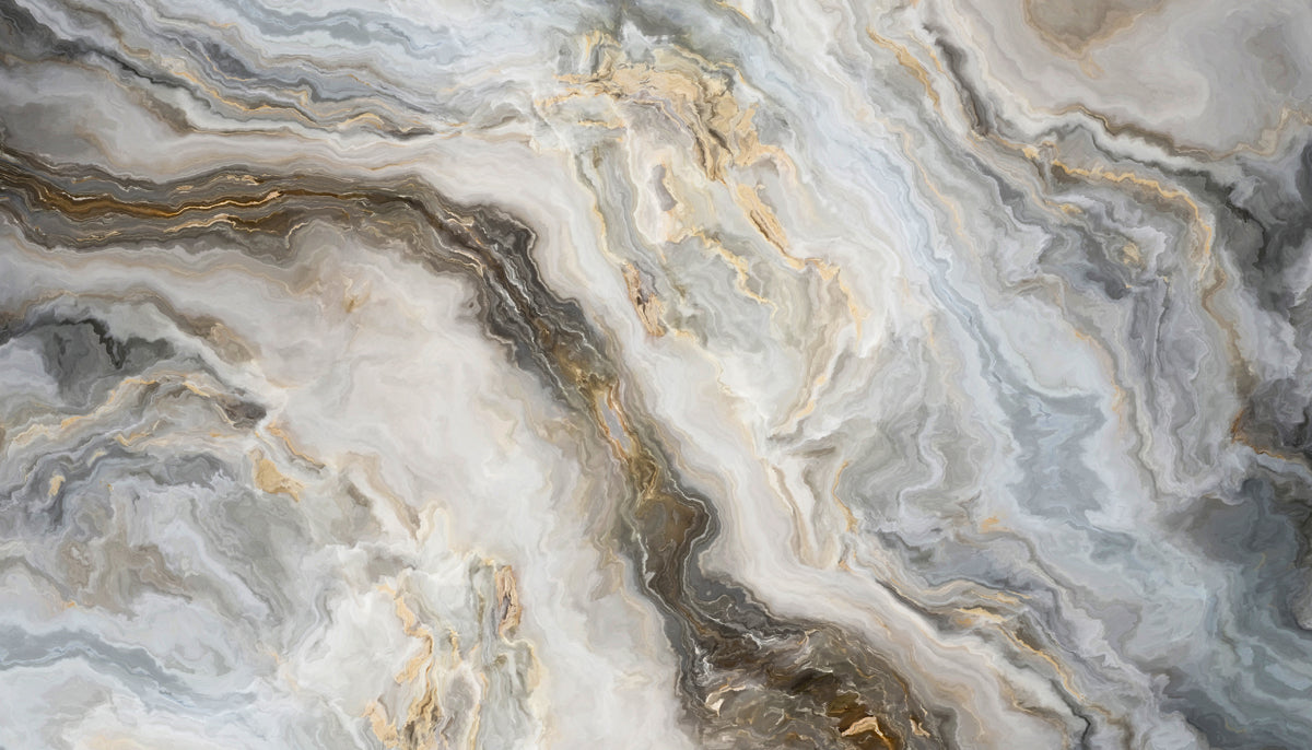 Grey Onyx Elegance – Marble Flow Design