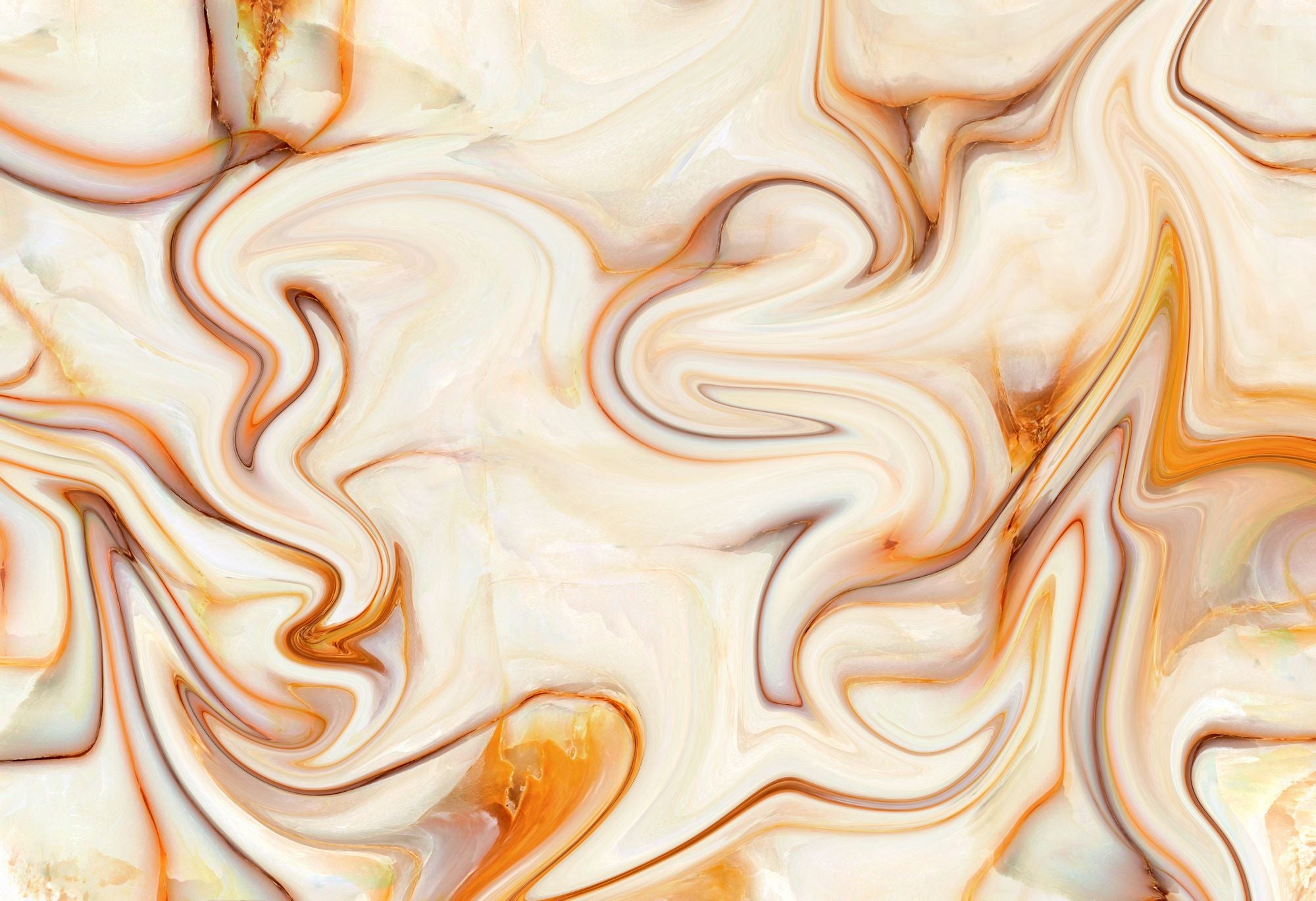 Golden Swirl Marble Texture Design