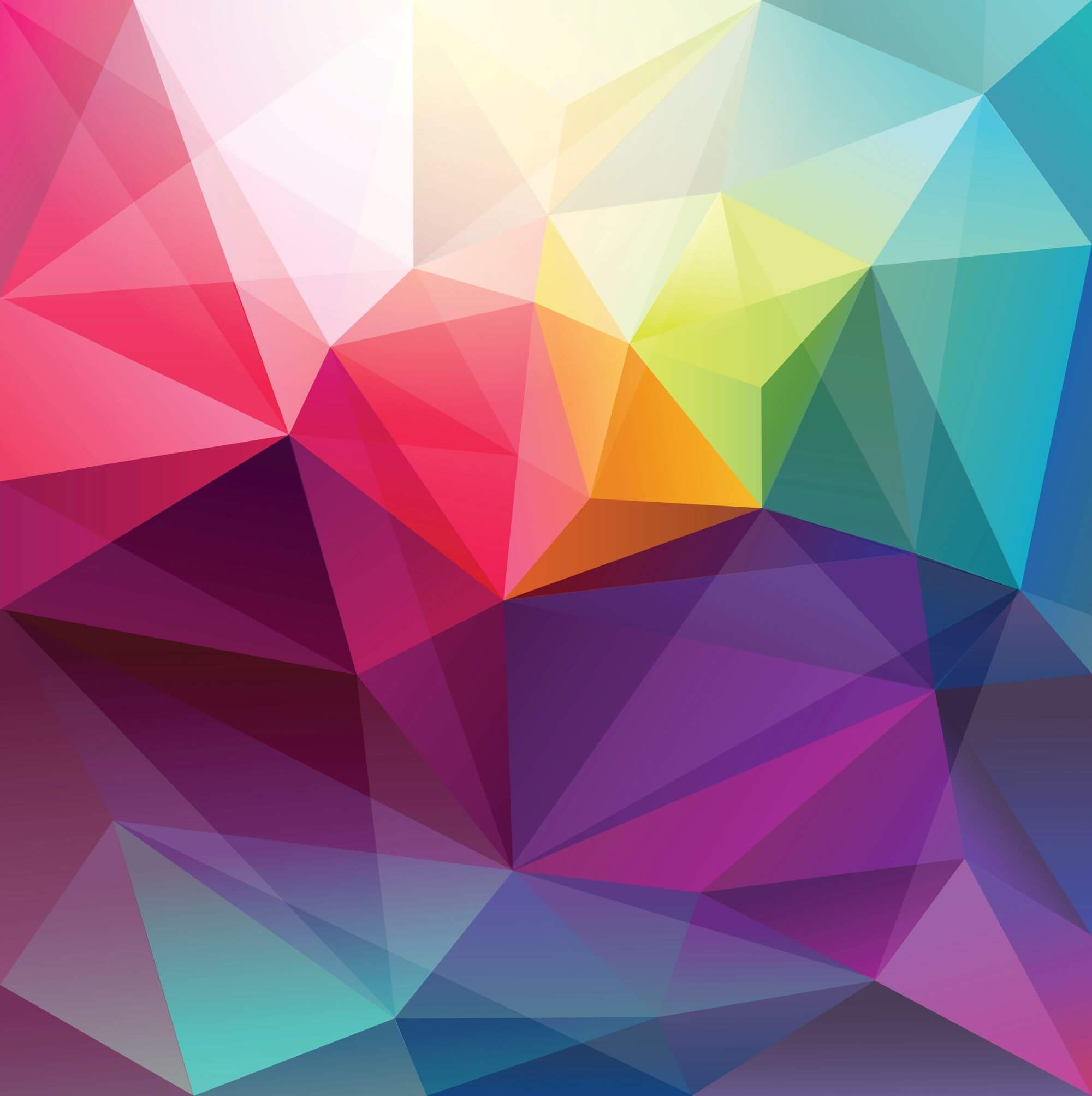 Vibrant Geometric Abstract