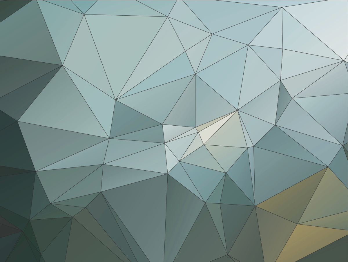 Abstract Blue-Grey Polygonal Geometric Design