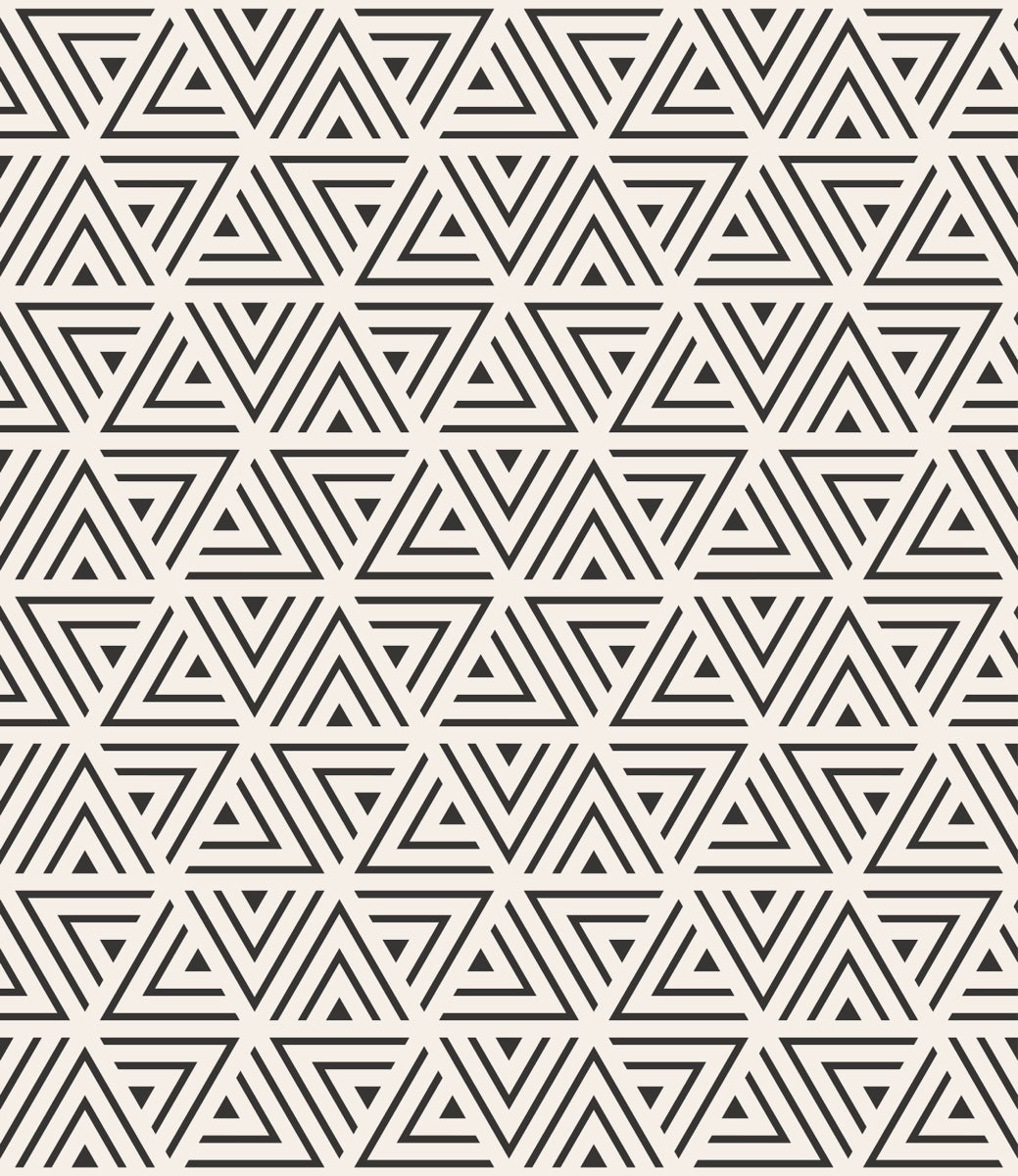 Modern Geometric Triangles – Minimal Pattern Design