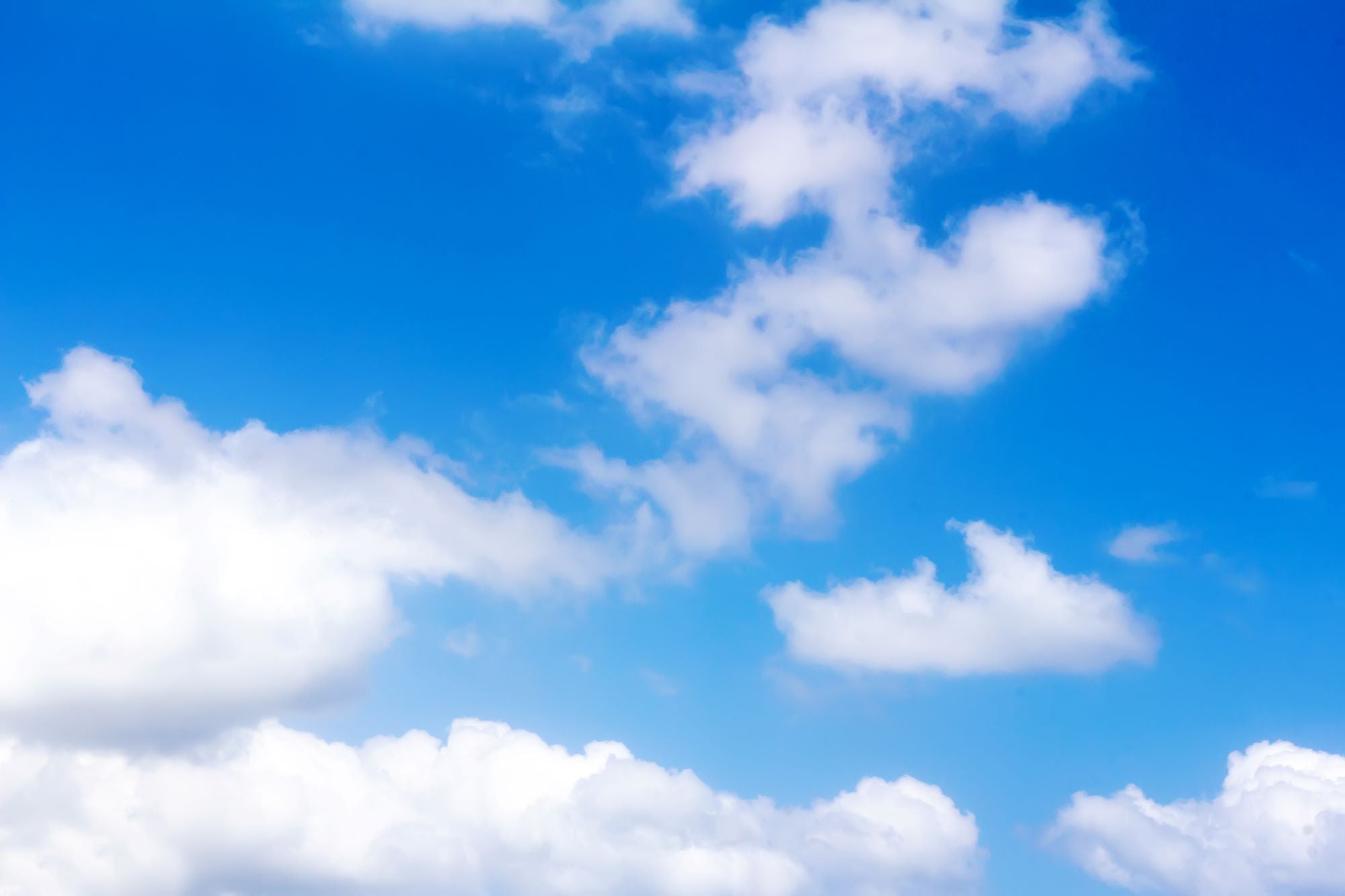 Soft White Clouds in Sky
