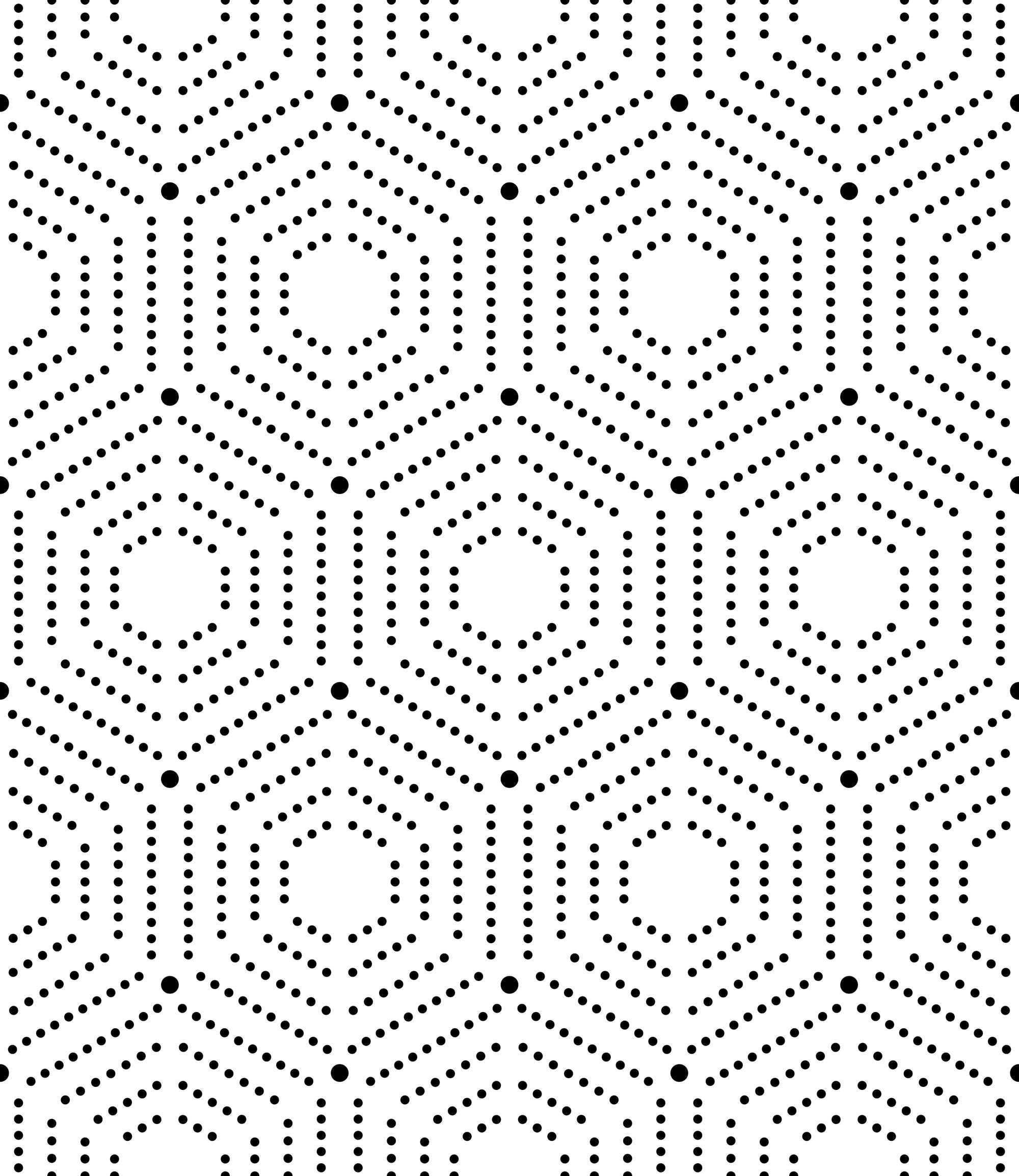 Hexagonal Dot Pattern