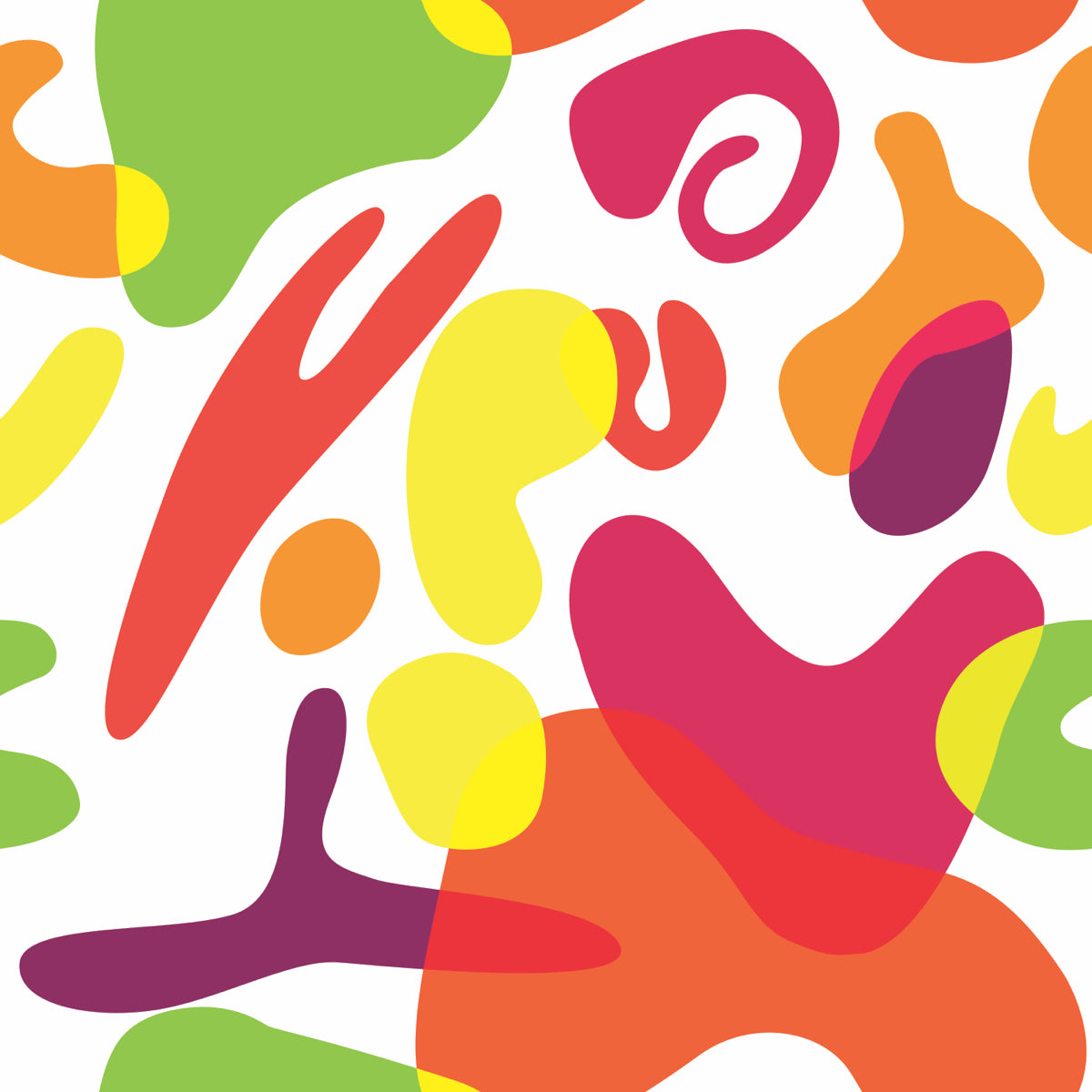 Abstract Pop Art Print – Bold Colorful Shapes