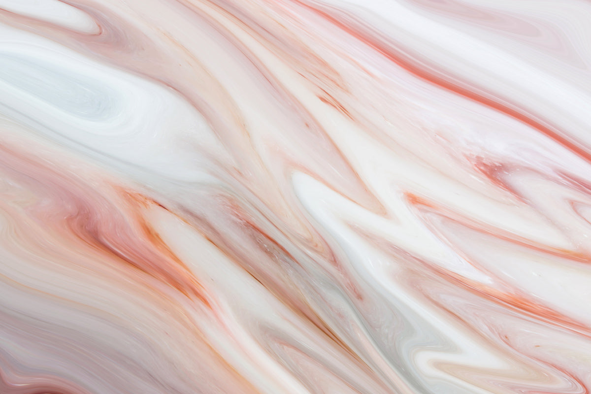 Soft Rose and Cream Marble Swirl Texture