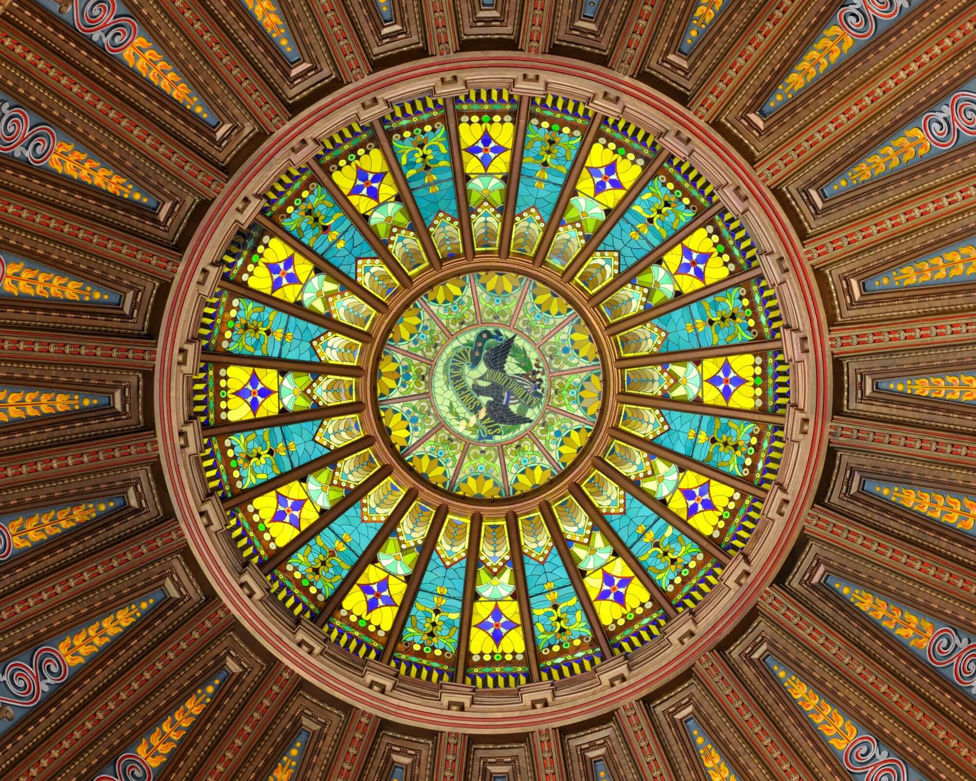 Stained Glass Dome of Harmony