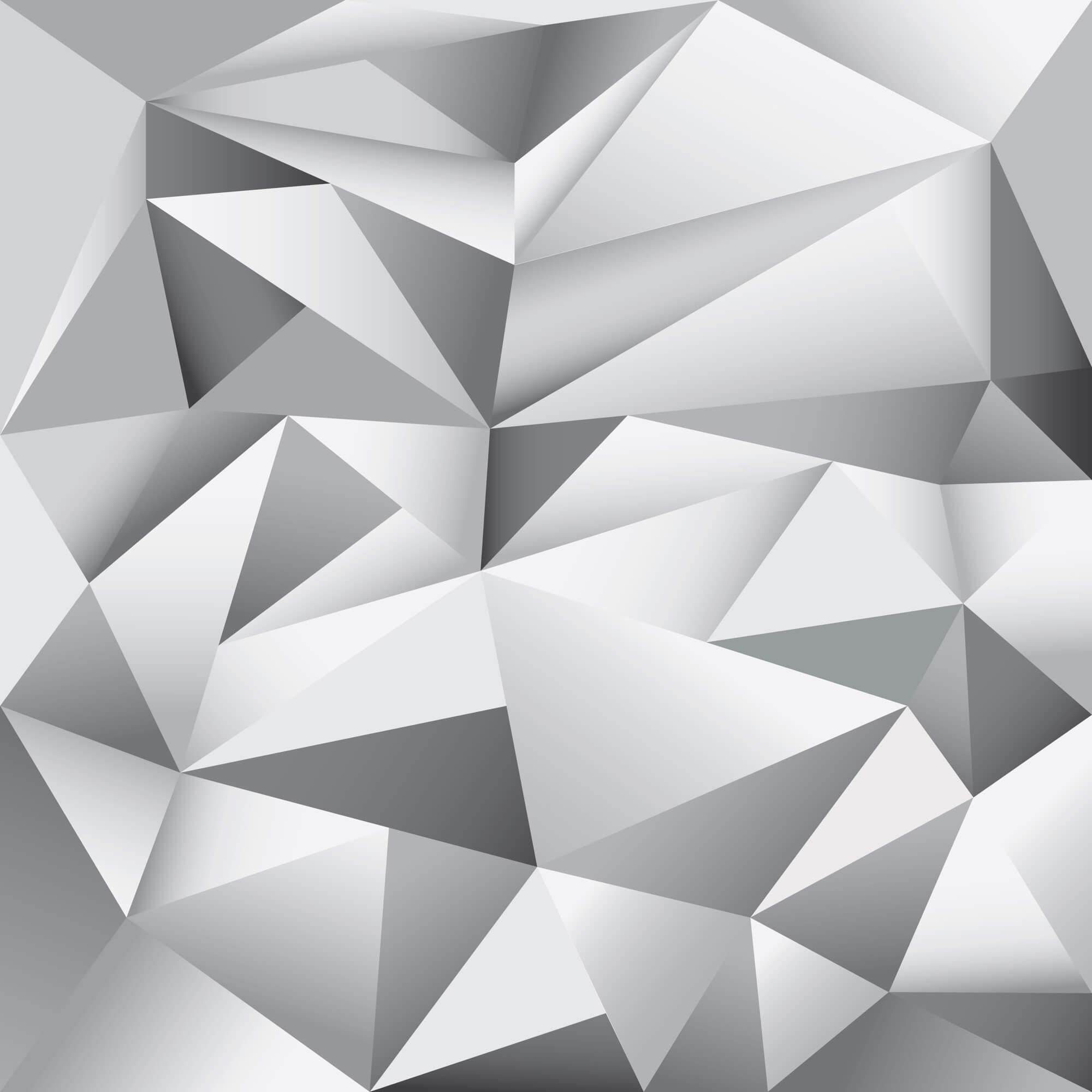 Silver Geometric Illusion
