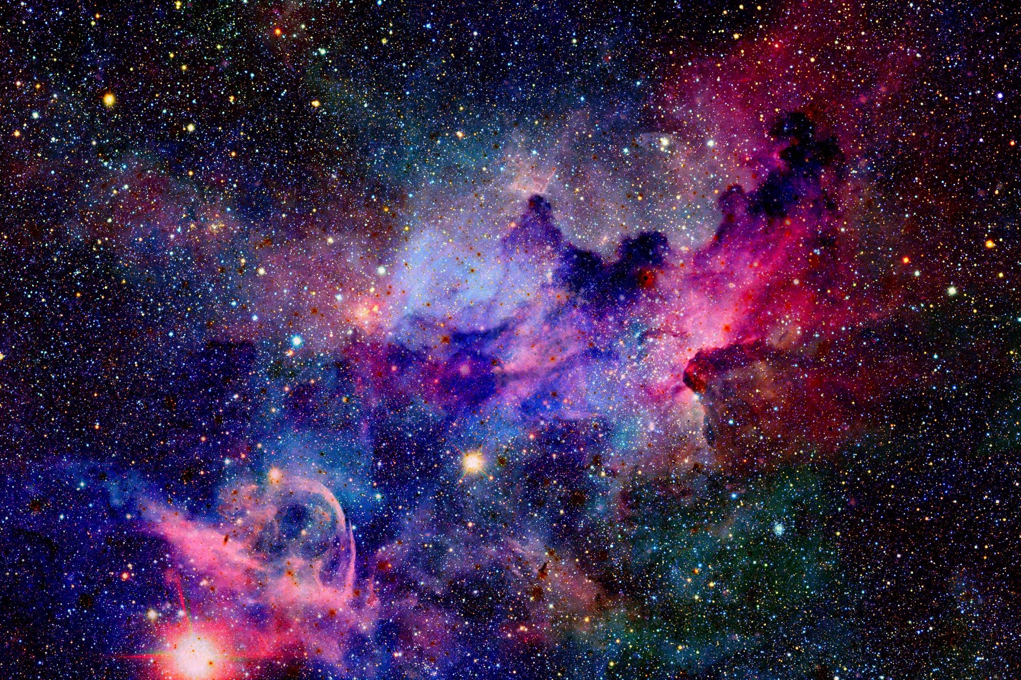 Vibrant Galactic Nebula