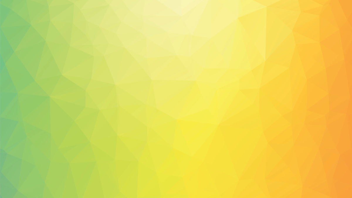 Geometric Yellow Green Orange Wall Art