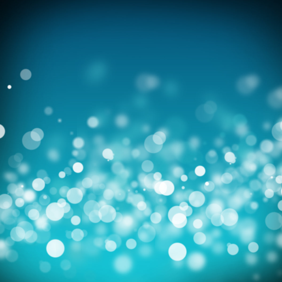 Aqua Bokeh Glow – Soft Blue Light Backdrop