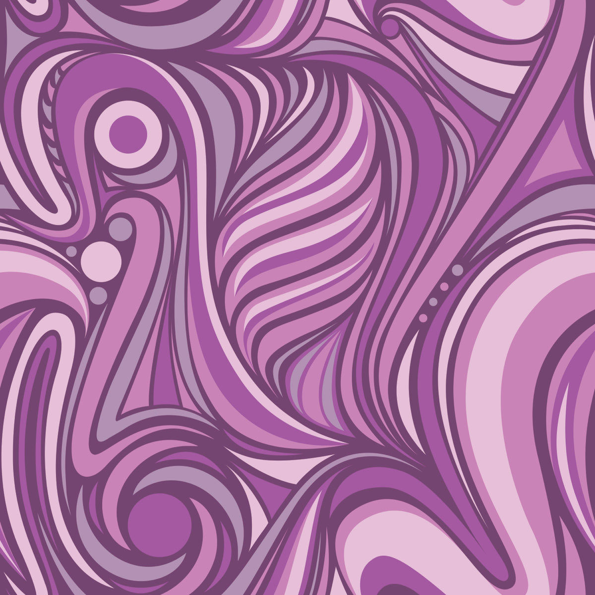 Vibrant Abstract Swirl Pattern in Purple Tones