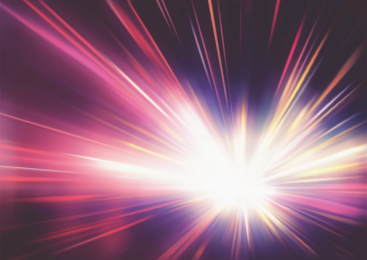 Vibrant Abstract Light Burst Background Design