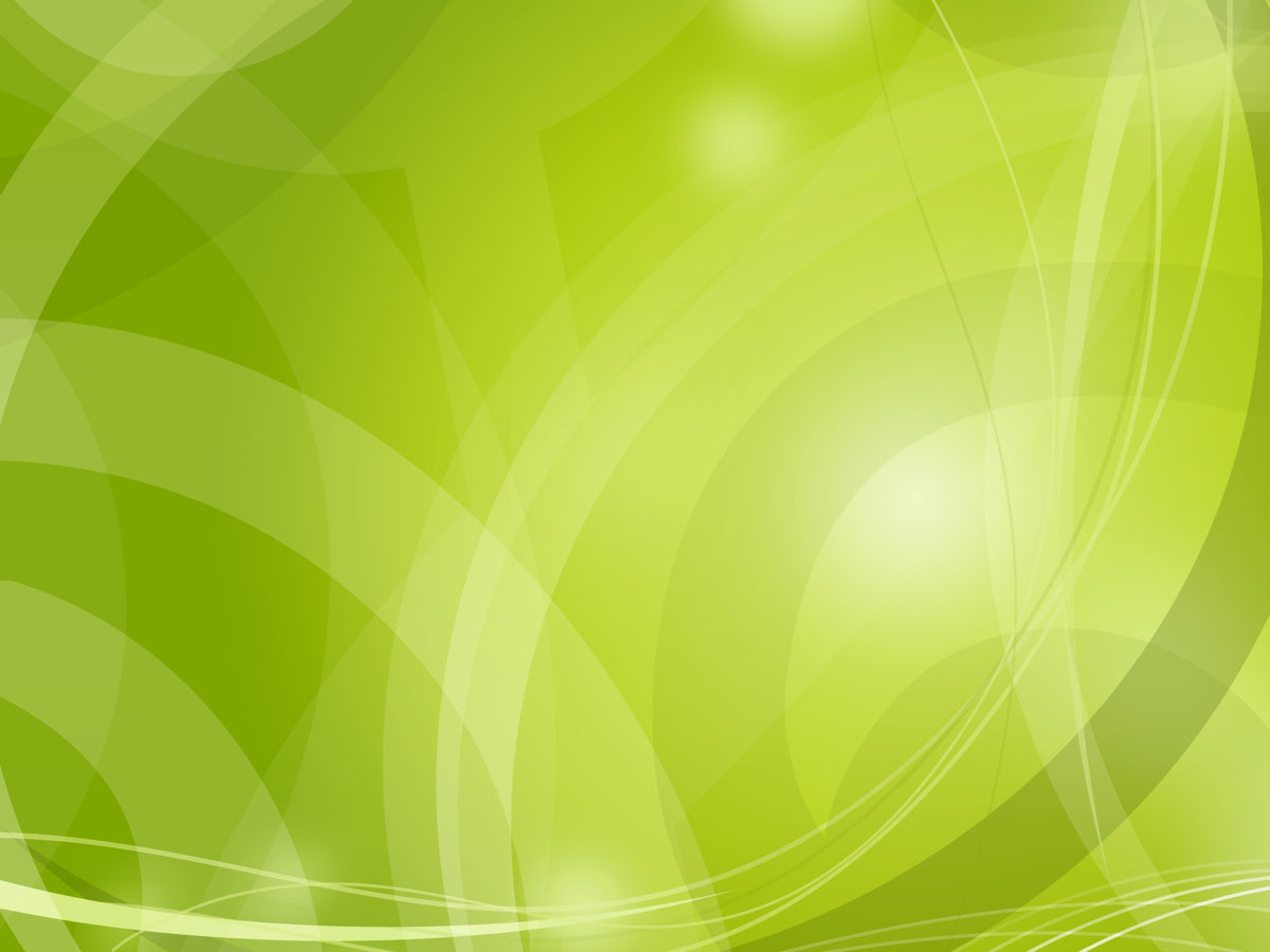 Modern Green Abstract Background with Curves