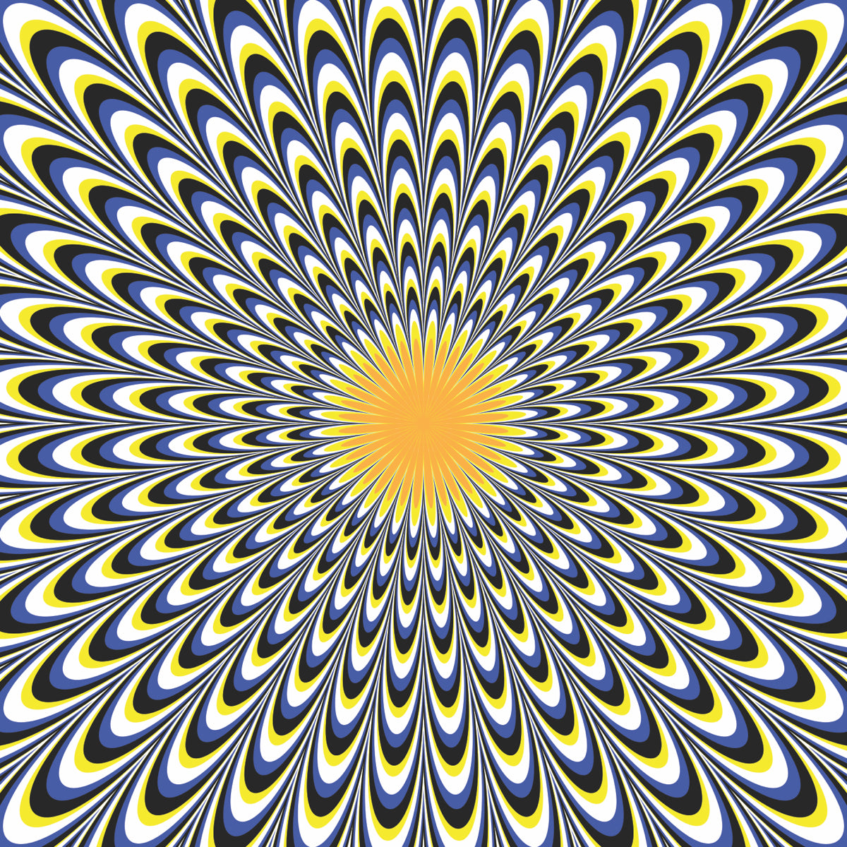 Psychedelic Optical Illusion Wall Art Print