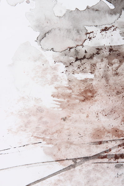 Abstract Watercolor Wash in Earthy Tones