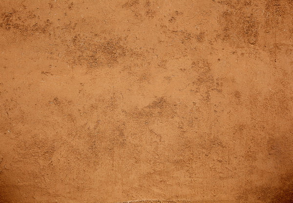 Textured Brown Mud Wall with Natural Marks