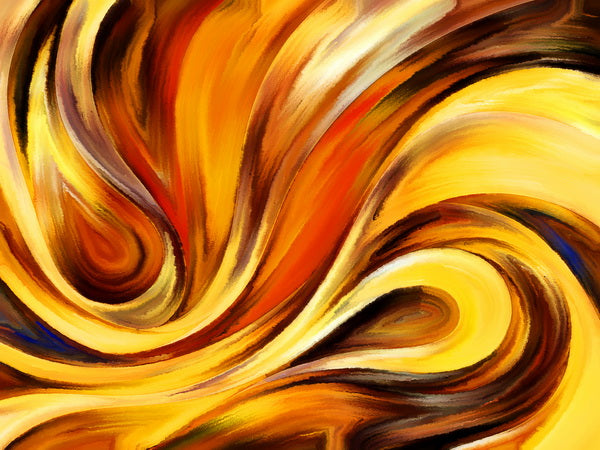 Golden Whirl: A Dance of Light and Motion