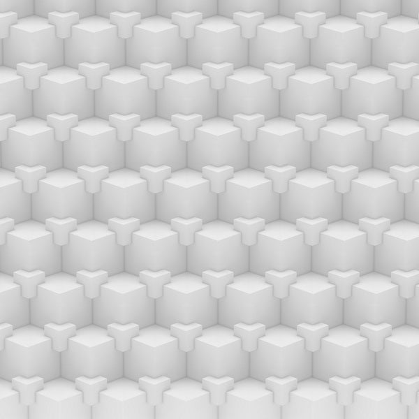White Voxels: A Structured Grid of Three-Dimensional Forms