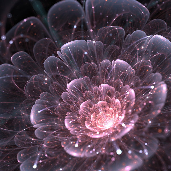 Radiant Bloom of Light in a Dreamlike Cosmic Garden