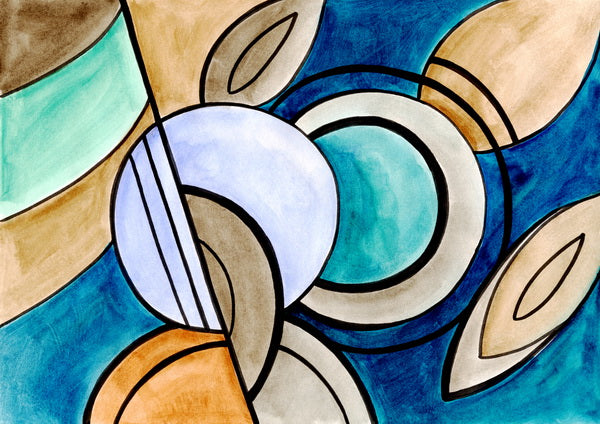 Symphony of Shapes: Harmony in Abstract Expression