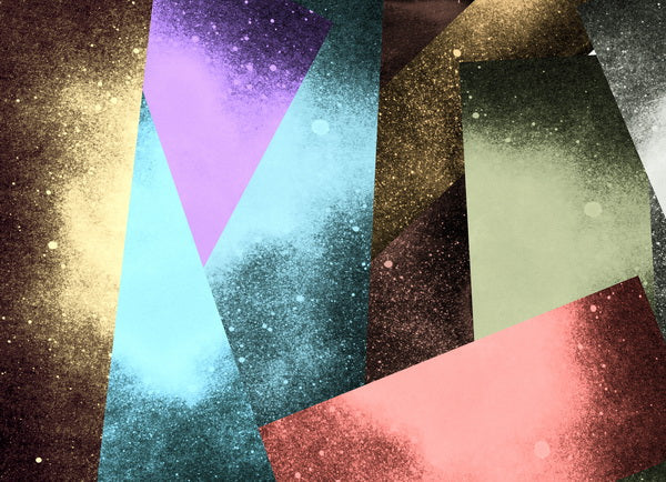 Interstellar Geometry: A Dance of Color and Space Dust