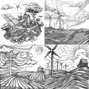 Renewable Energy Illustrations