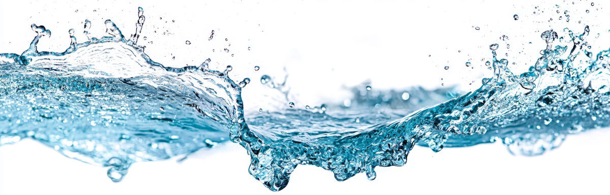 Aqua Crown Wave Stretch Ceiling – Crystal Water Splash Design