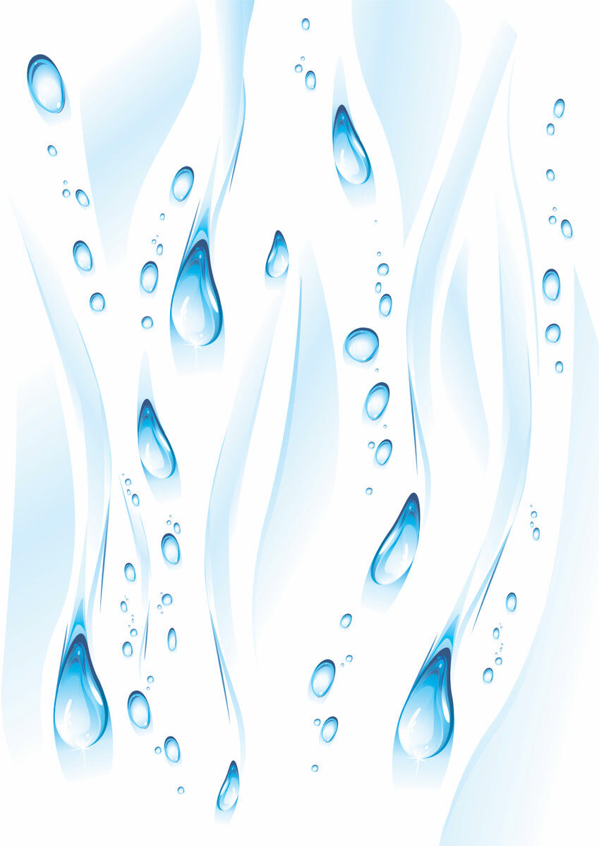 Aqua Flow Water Drop Design – Modern Stretch Ceiling