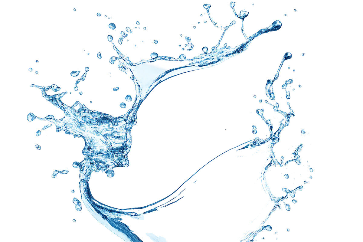 Artistic Aqua Splash Stretch Ceiling – Fluid Water Circle Design