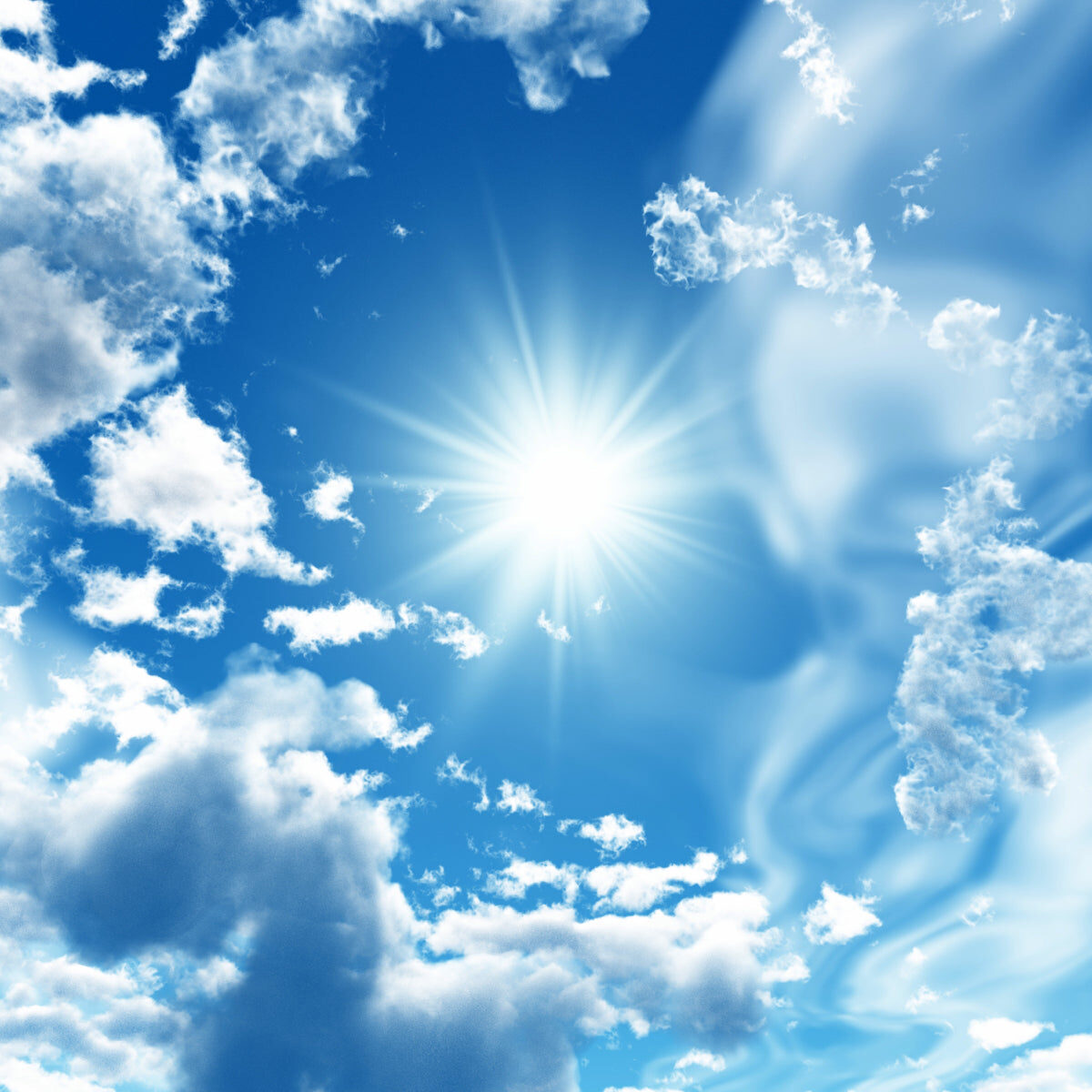 Blue Sky Bliss Stretch Ceiling – Open Sky Illusion Panel