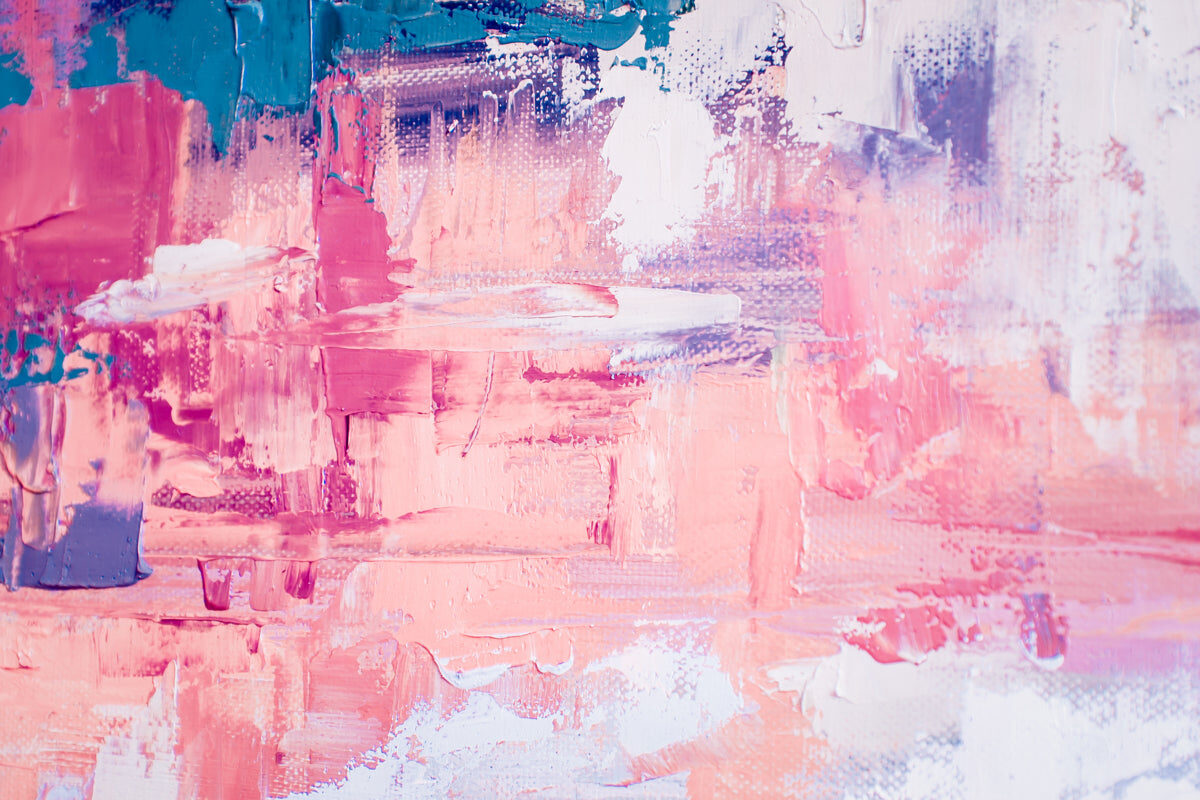 Blush Horizon – Abstract Pastel Texture