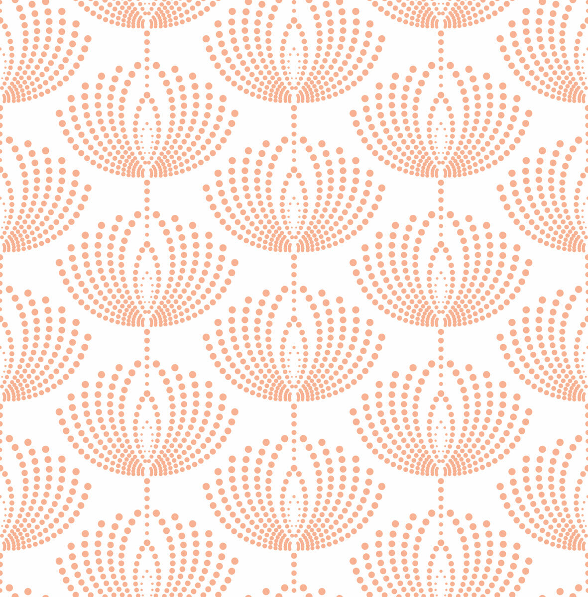 Blush Lotus Dotted Pattern Stretch Ceiling Design