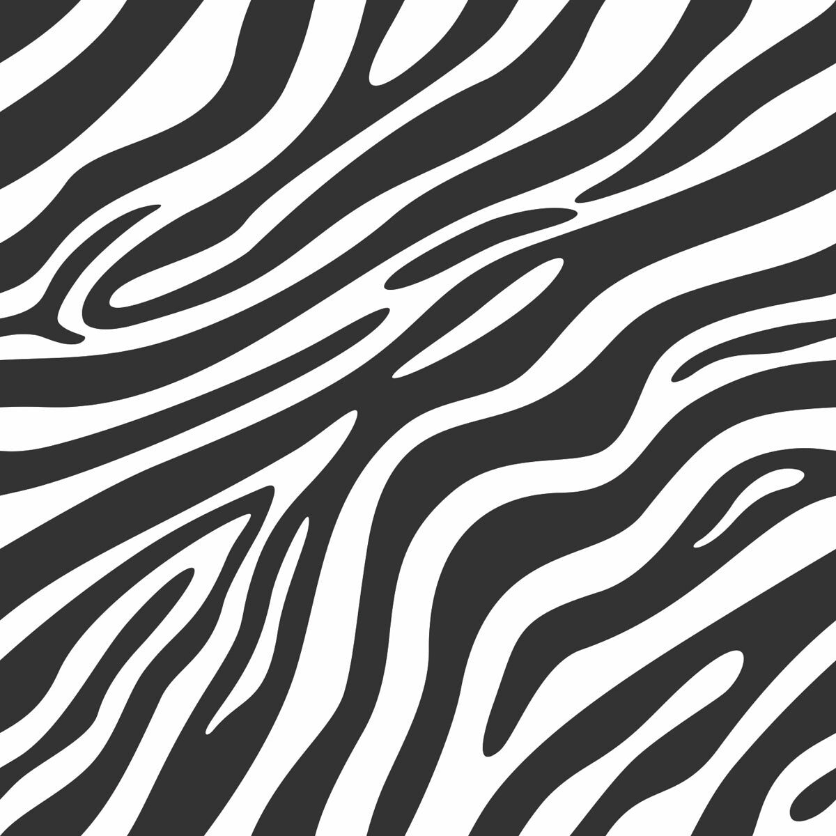 Bold Zebra Pattern Stretch Ceiling Design