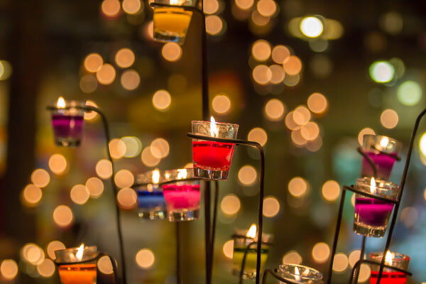 Candlelight Glow Mural