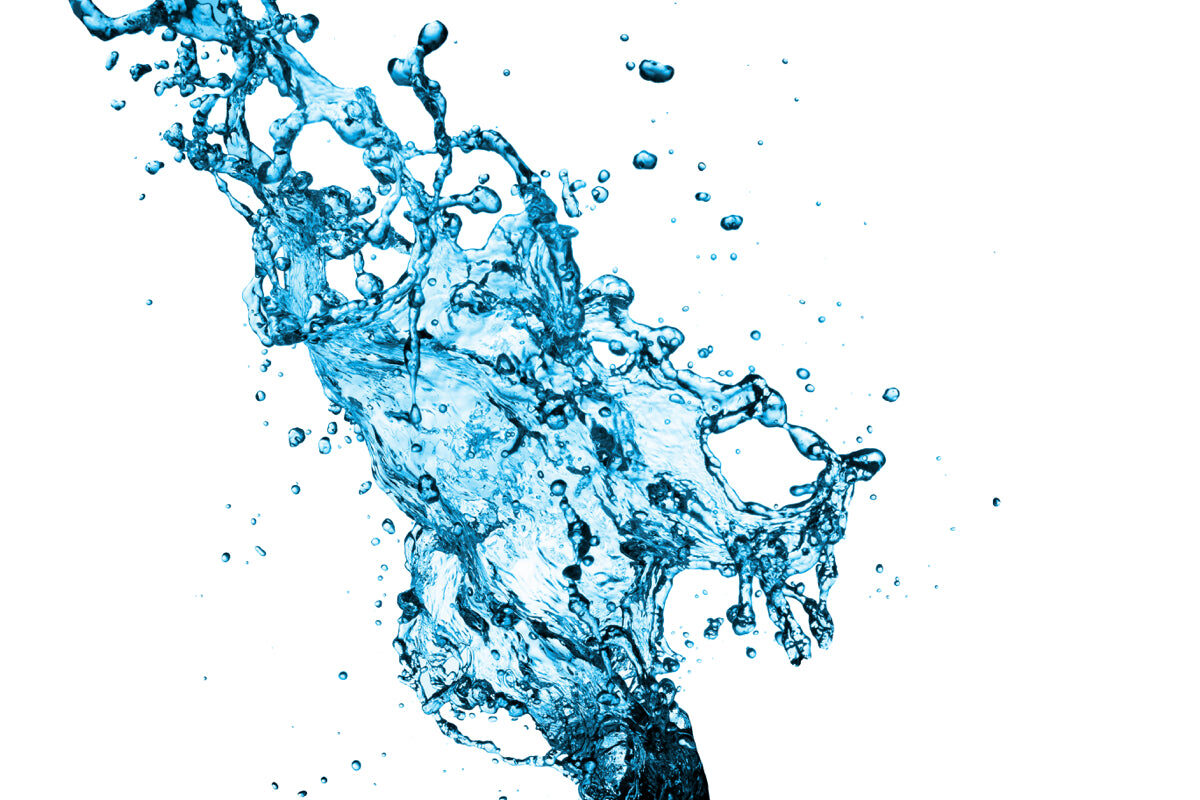 Crystal Aqua Burst Stretch Ceiling – Artistic Water Splash Design