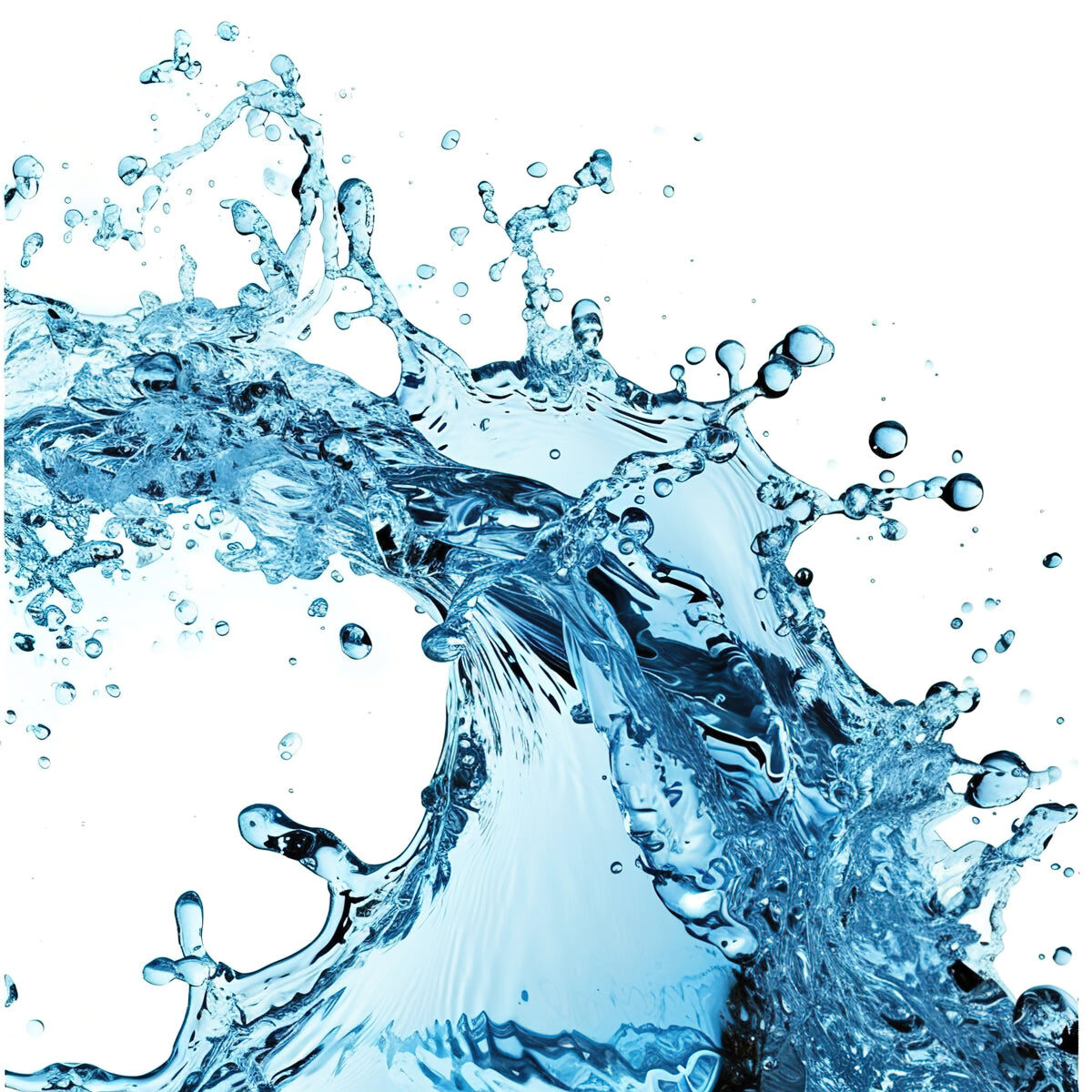 Crystal Aqua Explosion Stretch Ceiling – Artistic Water Splash Design