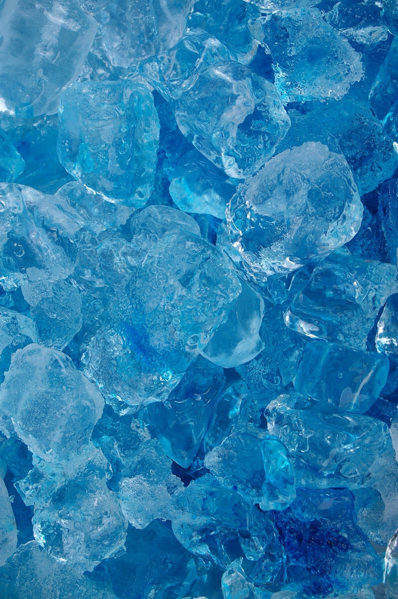 Crystal Blue Ice Texture – Ultra HD Abstract Background