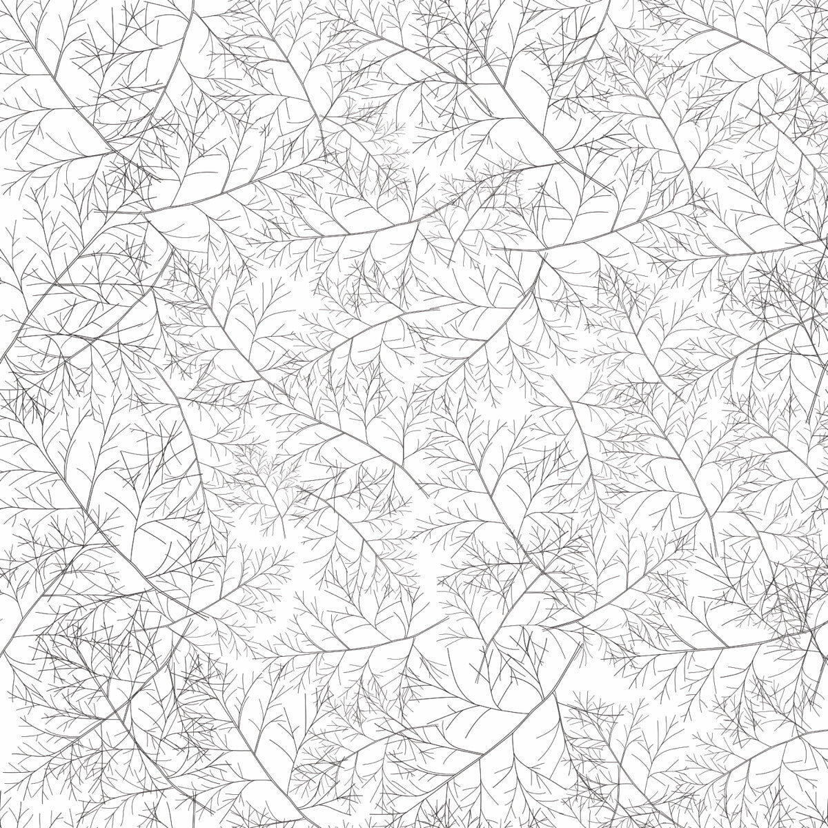 Elegant Monochrome Leaf Vein Pattern Design