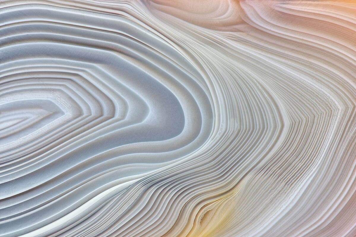 Elegant Natural Agate Layered Texture Design