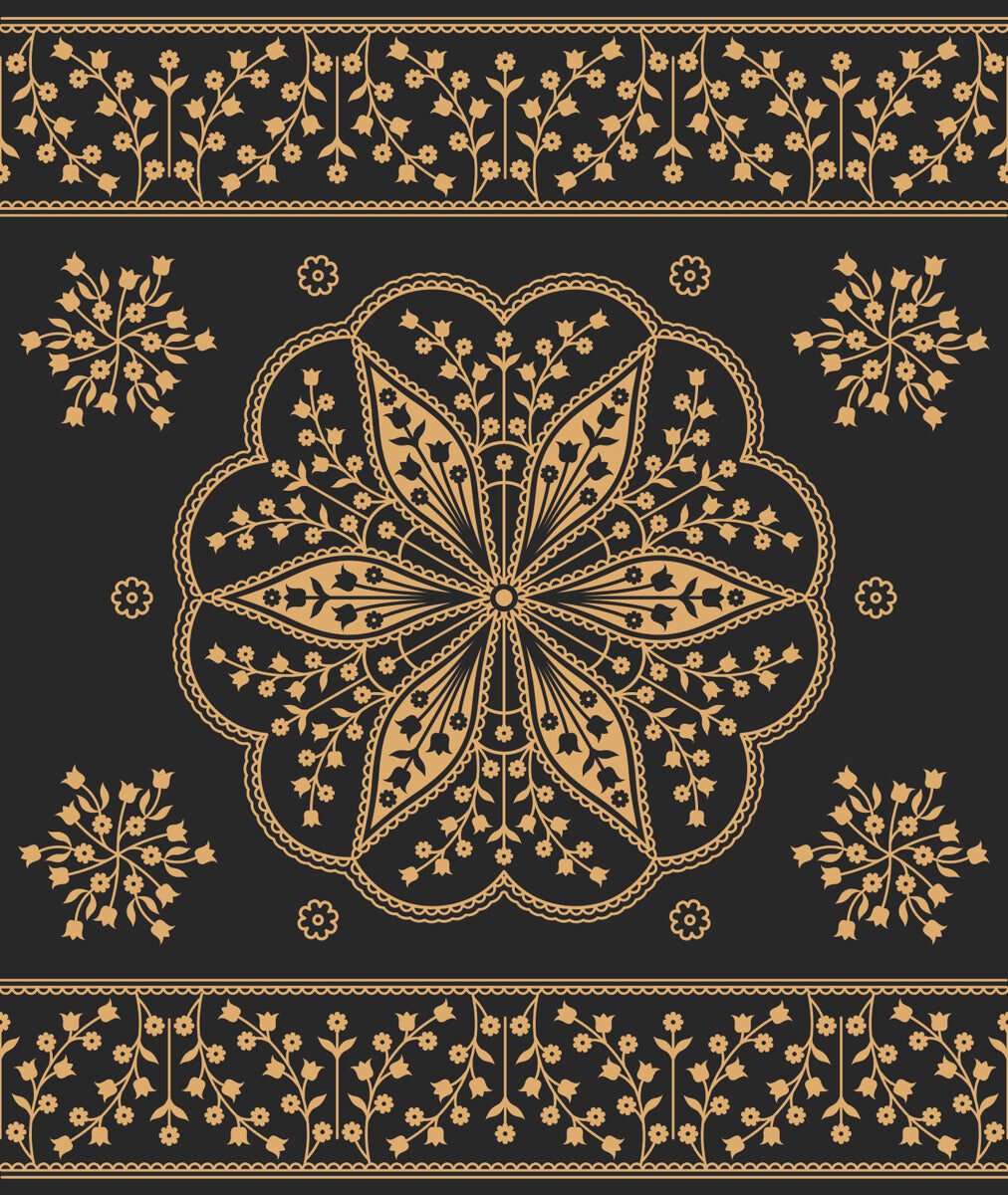 Elegant Traditional Floral Pattern Design