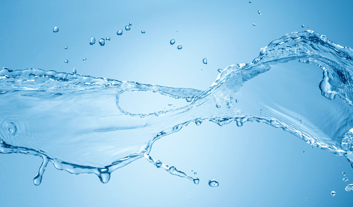 Elegant Water Wave Stretch Ceiling – Crystal Aqua Flow Design