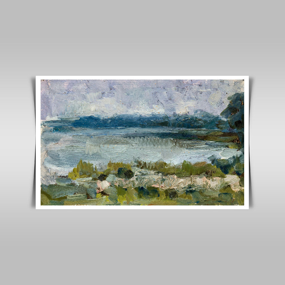“Handcrafted Beauty: Expressive Oil Painting.”