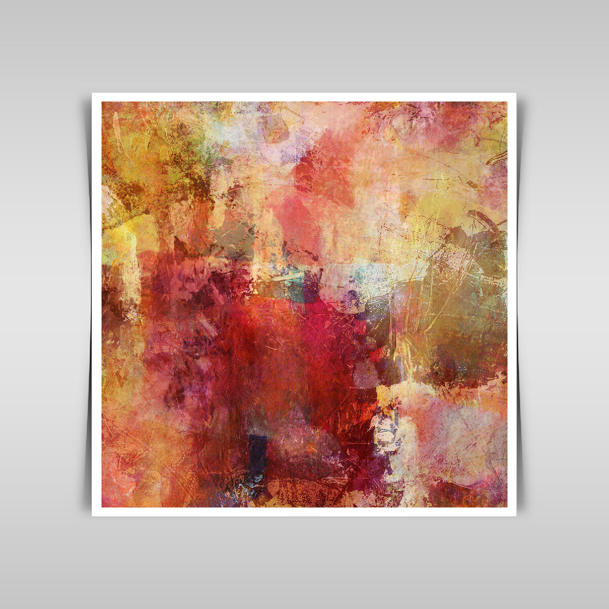 “Abstract Mixed Media: Layers of Paint and Textures Unite in Art.”