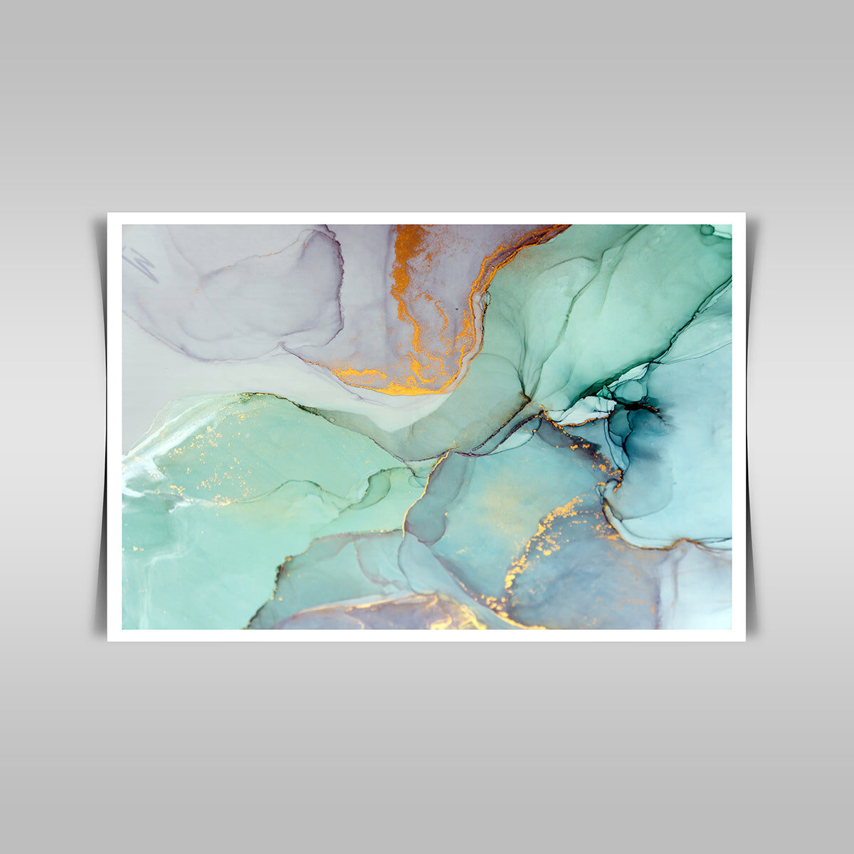 “Ink and Paint Fusion: Closeup of a Highly-Textured Colorful Abstract Painting.”