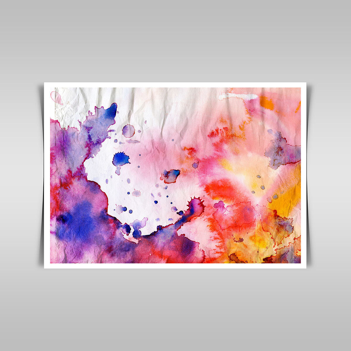 “Abstract Ink Artistry: Painting on Grunge Paper Texture.”