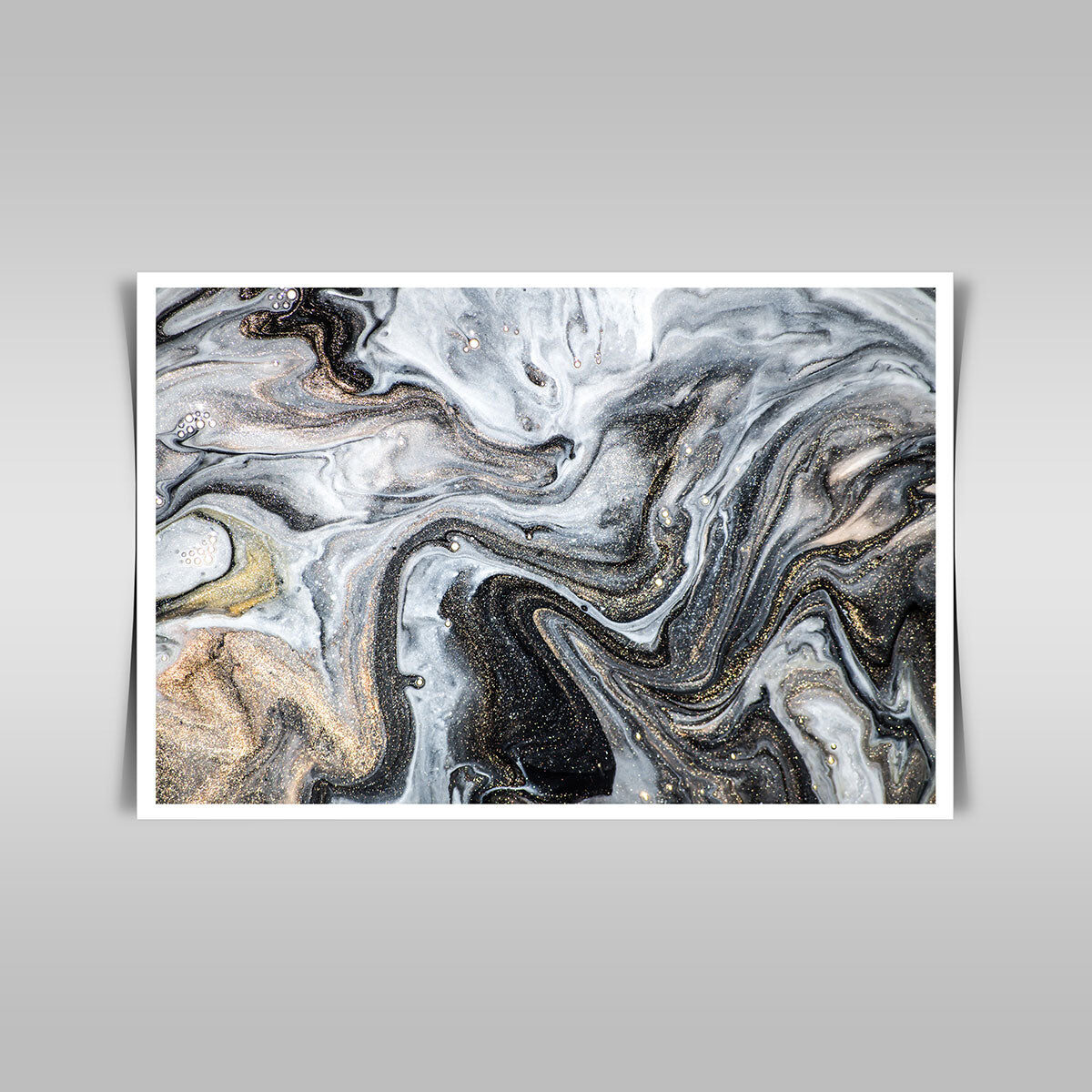 “Eastern Elegance: Golden Swirls and Vibrant Paints in Luxury Art.”